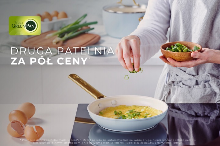 Druga patelnia za połowę ceny!