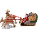 Lampion Christmas Toys 36x14x17cm zaprzęg - 1