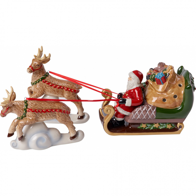 Lampion Christmas Toys 36x14x17cm zaprzęg - 1