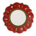 Toy's Delight Red Dessert Plate 17cm - 1