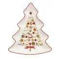 Winter Bakery Delight Christmas Tree Bowl 26.5cm - 1