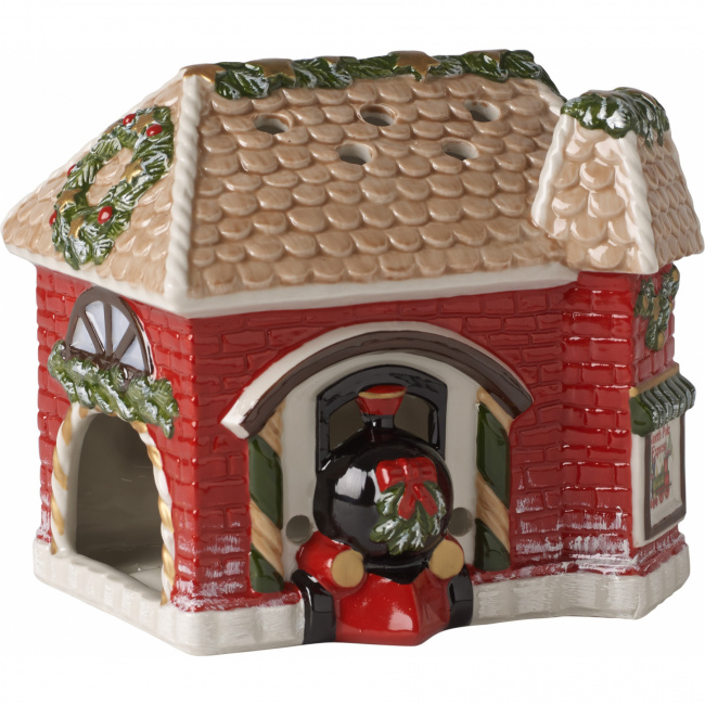 Lampion stacja North Pole Express 14,5x11x13cm - 1