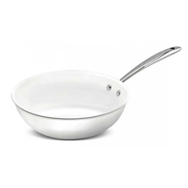 Accademia Bianca Aluminum Wok 28cm