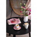 Spodek Caffé Club Floral Touch of Rose 17cm do filiżanki śniadaniowej - 2