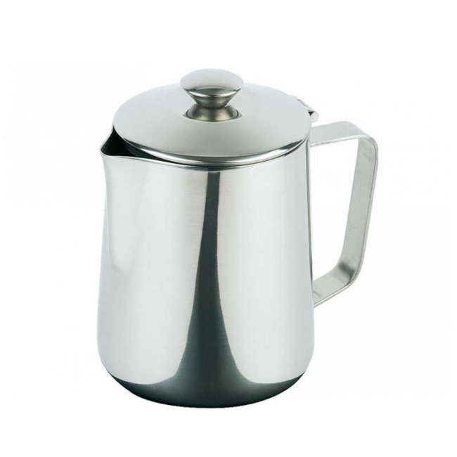 Milk Frothing Jug 900ml with Lid - 1