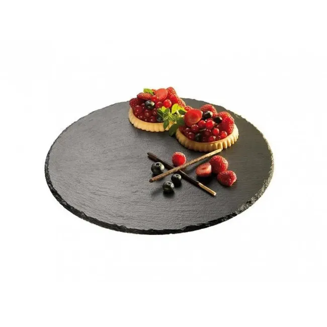 Patera obrotowa 32cm łupek