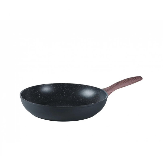 Rock'n'Rose Black Frying Pan 24cm
