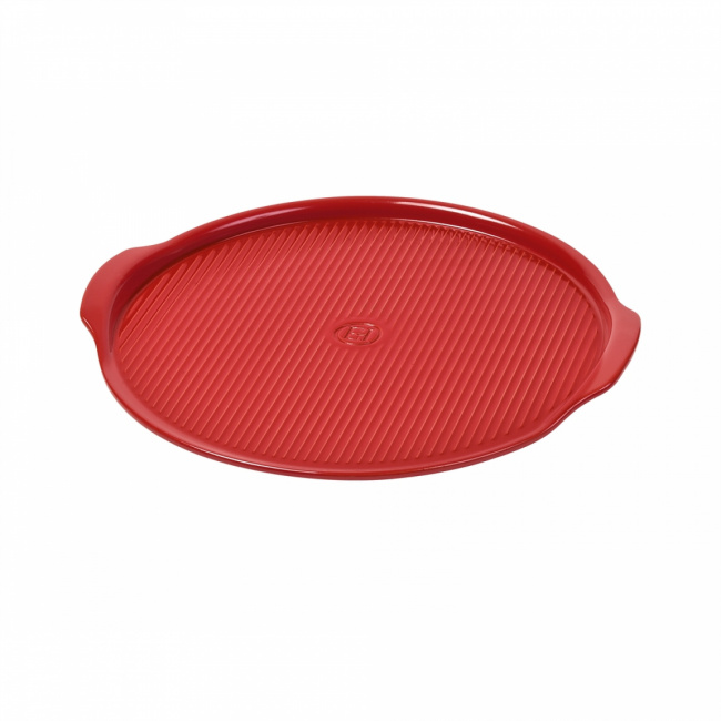 Red Pizza Baking Stone 30cm - 1