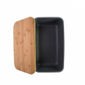 Bread Box with Bamboo Cutting Board - 2