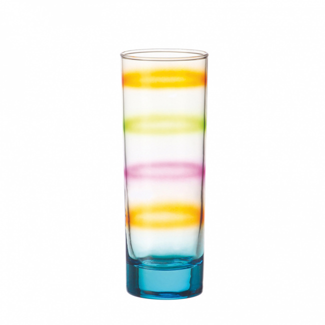 Rainbow Blue Glass 300ml - 1
