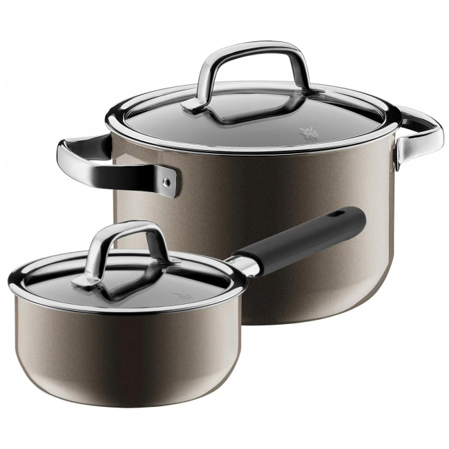Fusiontec Mineral Cookware Set 4 Pieces Dark Brass