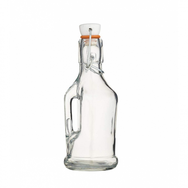 Glass Bottle with Handle 210ml