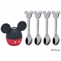Micky Mouse Salt Shaker Set + 4 Spoons