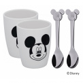 Micky Mouse XL 2 Cup and Spoon Set - 1