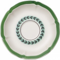 French Garden Green Line Saucer 17cm for Breakfast Cup