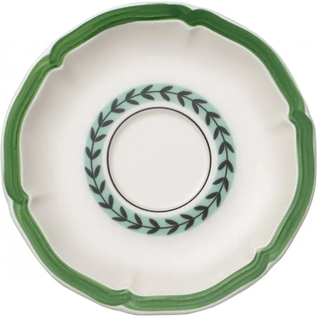 French Garden Green Line Saucer 13cm for Espresso Cup - 1