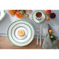 French Garden Green Line Plate 26cm for Main Course - 2