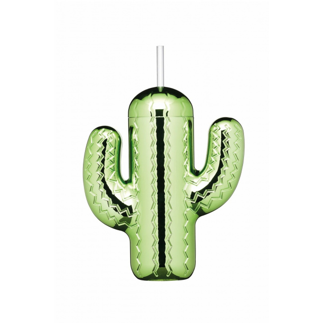 Szklanka Kaktus ze słomką 550ml 