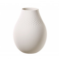 Collier Vase 20x16cm Blanc - 1