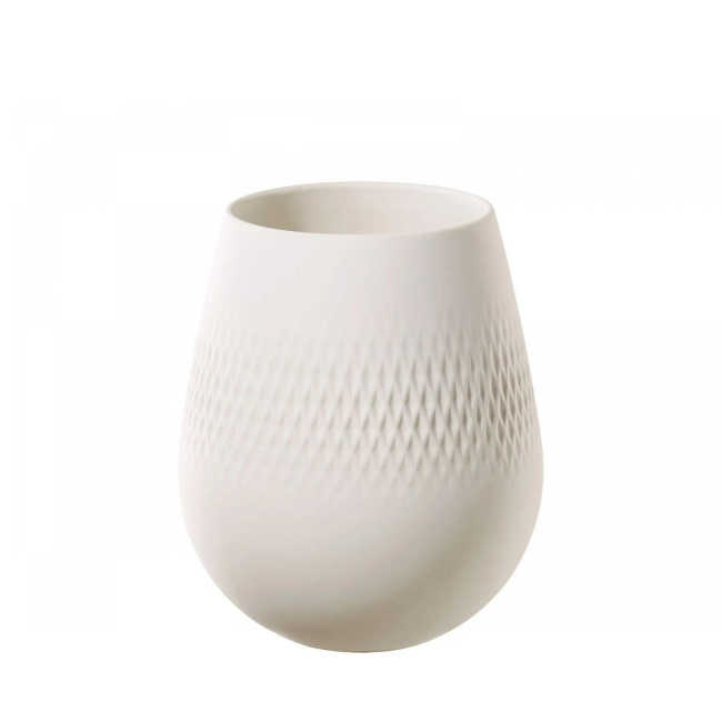 Wazon Collier 14x12,5cm Blanc