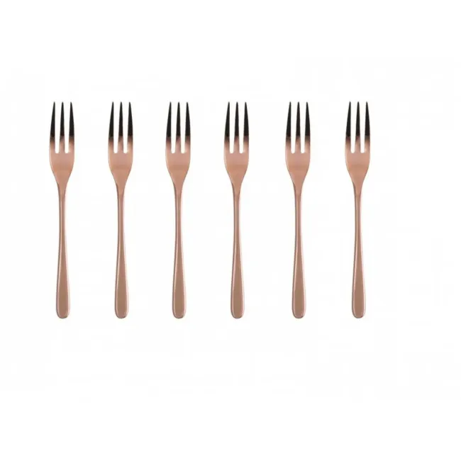 Komplet 6 widelczyków Taste PVD Copper