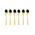 Komplet 6 łyżeczek Taste PVD do espresso Gold