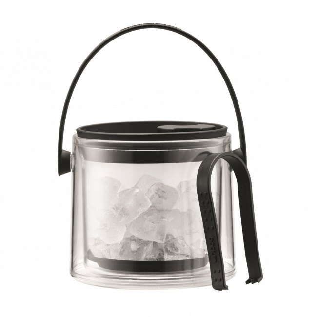 Cool Ice Bucket with Tongs - 1