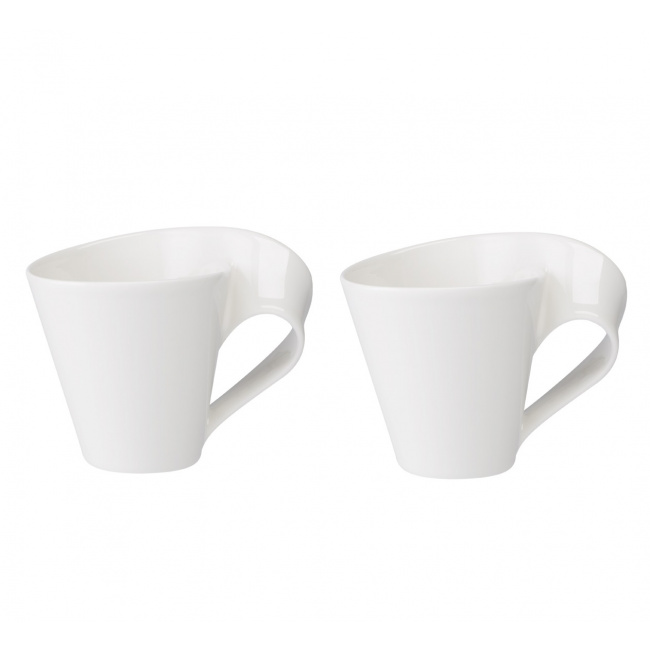 Set of 2 NewWave Caffe 300ml Mugs - 1