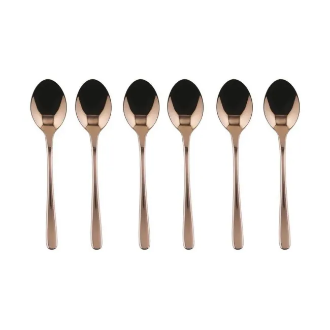 Komplet 6 łyżeczek Taste PVD do espresso Copper