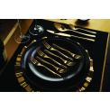 Set of 6 Taste PVD Gold Forks - 8