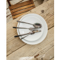 Linear PVD 30-Piece Cutlery Set (6 people) in Black - 4