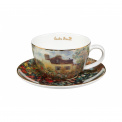 Artist's Home 250ml Coffee Cup with Saucer - 1