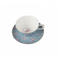 Ditsy Floral Cup with Saucer 200ml for Coffee/Tea - 1