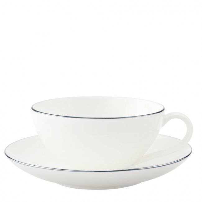 Anmut Platinum 200ml tea cup with saucer - 1