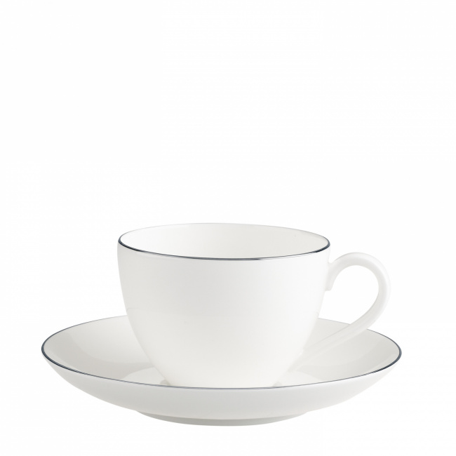 Anmut Platinum 200ml coffee cup with saucer