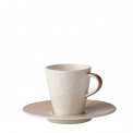 Caffe Club Floral Touch of Hazel 100ml espresso cup with saucer - 1