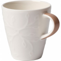 Caffe Club Floral Touch of Hazel 100ml espresso cup with saucer - 2
