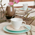 Caffe Club Floral Touch of Ivy 100ml espresso cup with saucer - 5