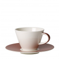 Caffe Club Uni Oak 220ml coffee cup with saucer - 1
