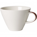 Caffe Club Uni Oak 390ml breakfast cup with saucer - 2