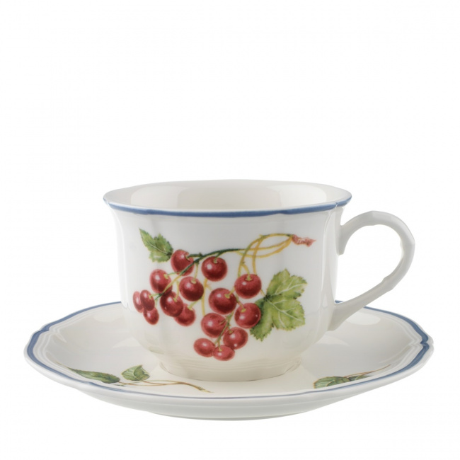 Cottage 350ml breakfast cup with saucer - 1