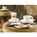 Flow 380ml breakfast cup with saucer - 4