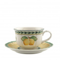 French Garden 200ml tea cup with saucer - 1
