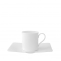 Modern Grace 210ml coffee cup with saucer - 1