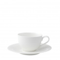 New Cottage Basic 250ml coffee cup with saucer - 1