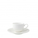 New Cottage Basic 80ml espresso cup with saucer - 1
