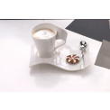NewWave Caffe 400ml breakfast cup with saucer - 2
