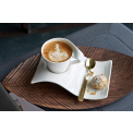 NewWave Caffe 250ml cappuccino cup with saucer - 3