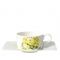 Quinsai Garden 230ml tea cup with saucer - 1