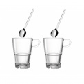 Set of 2 Senso 350ml Coffee Cups + Spoons - 1